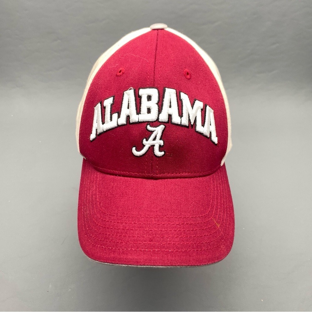 NCAA Alabama Crimson Tide Embroidered Two-Tone Adjustable Hat Cap Lid